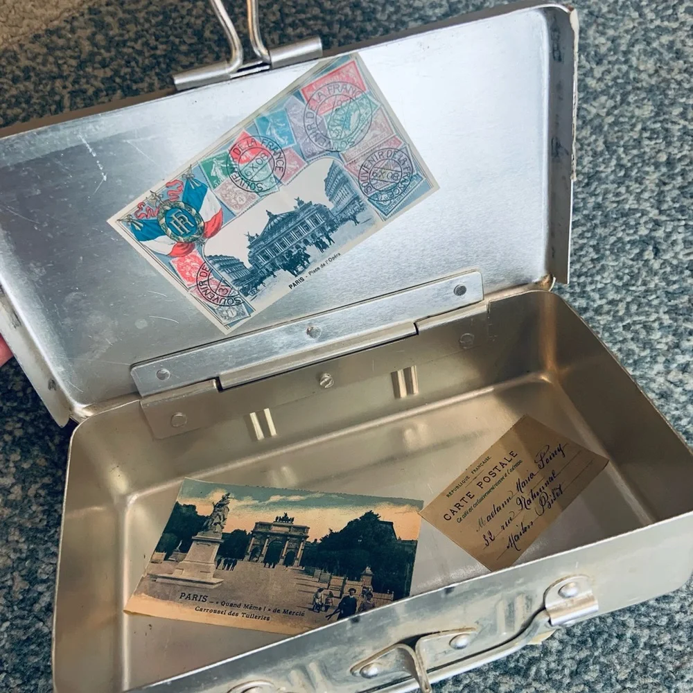 Silver Lunchbox/Treasure Box